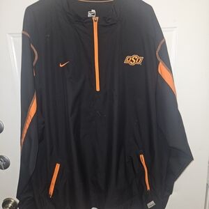 Nike Fit Black and Orange Men's Jacket